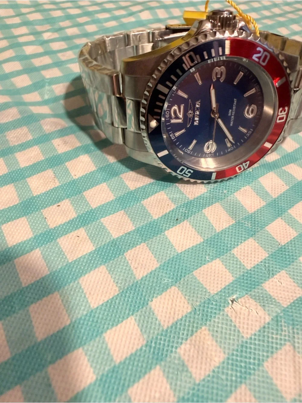 Brand New Invicta Specialty Men’s Watch- 40mm, Steel, “Pepsi” Dial